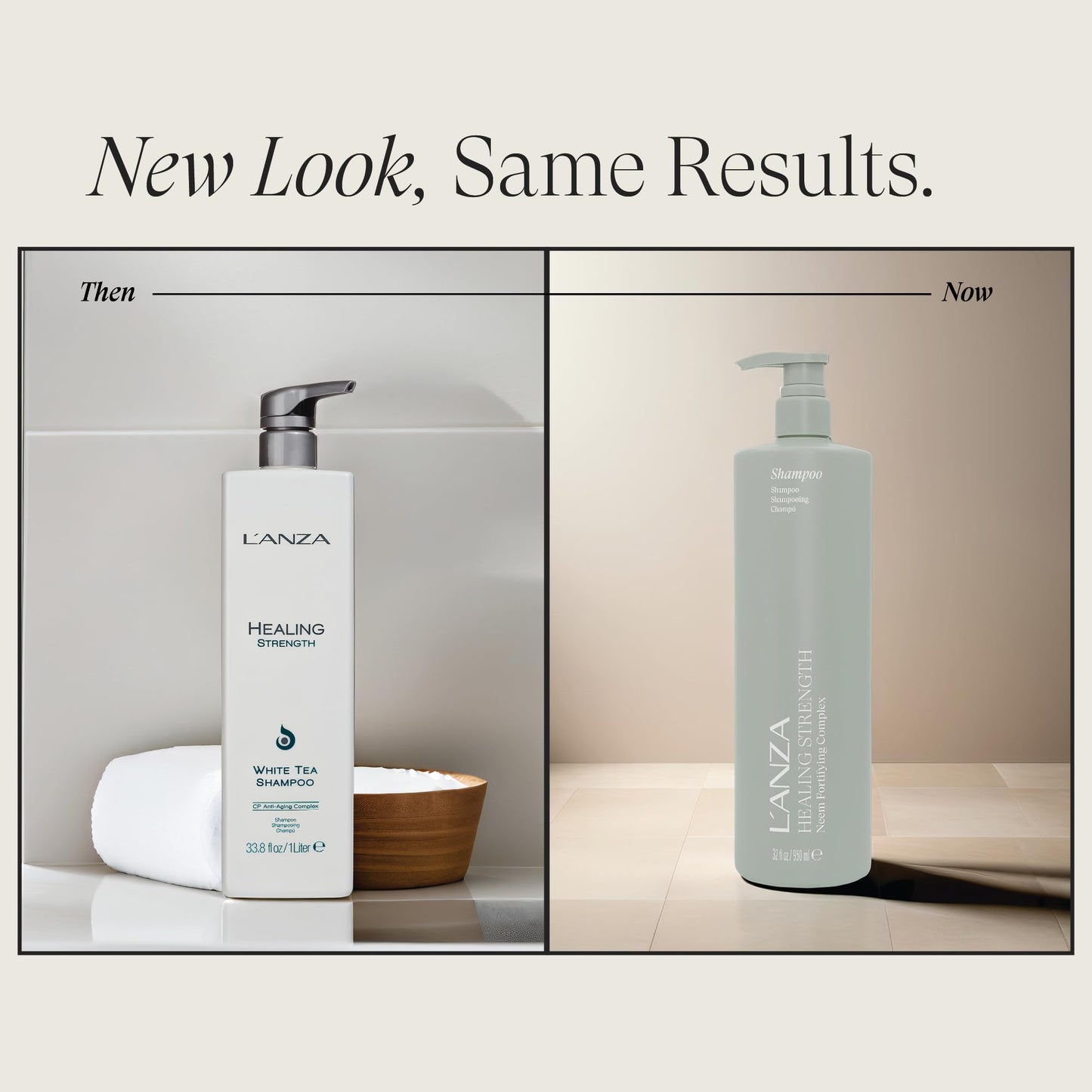 Gray L'ANZA Healing Strength Shampoo For Dry, Damaged Hair, Daily Shampoo that Strengthens, Repairs Damage, Moisturizing, Boosts Shine, Gentle Cleanse, Color Safe Anti-Humidity, Sulfate Free (33.8 Fl Oz)