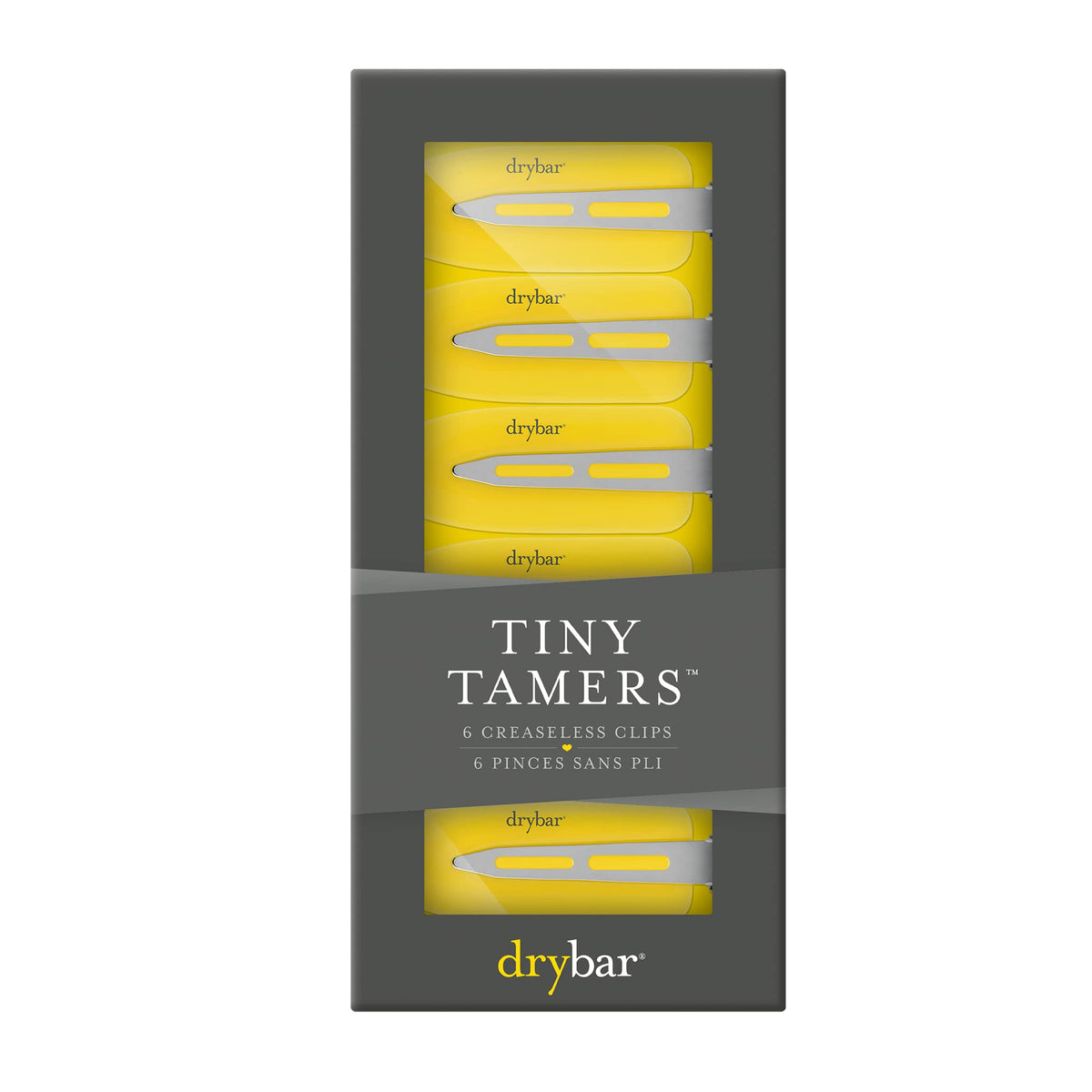 Dim Gray Drybar Tiny Tamers Creaseless Hair Clips, 6 Count