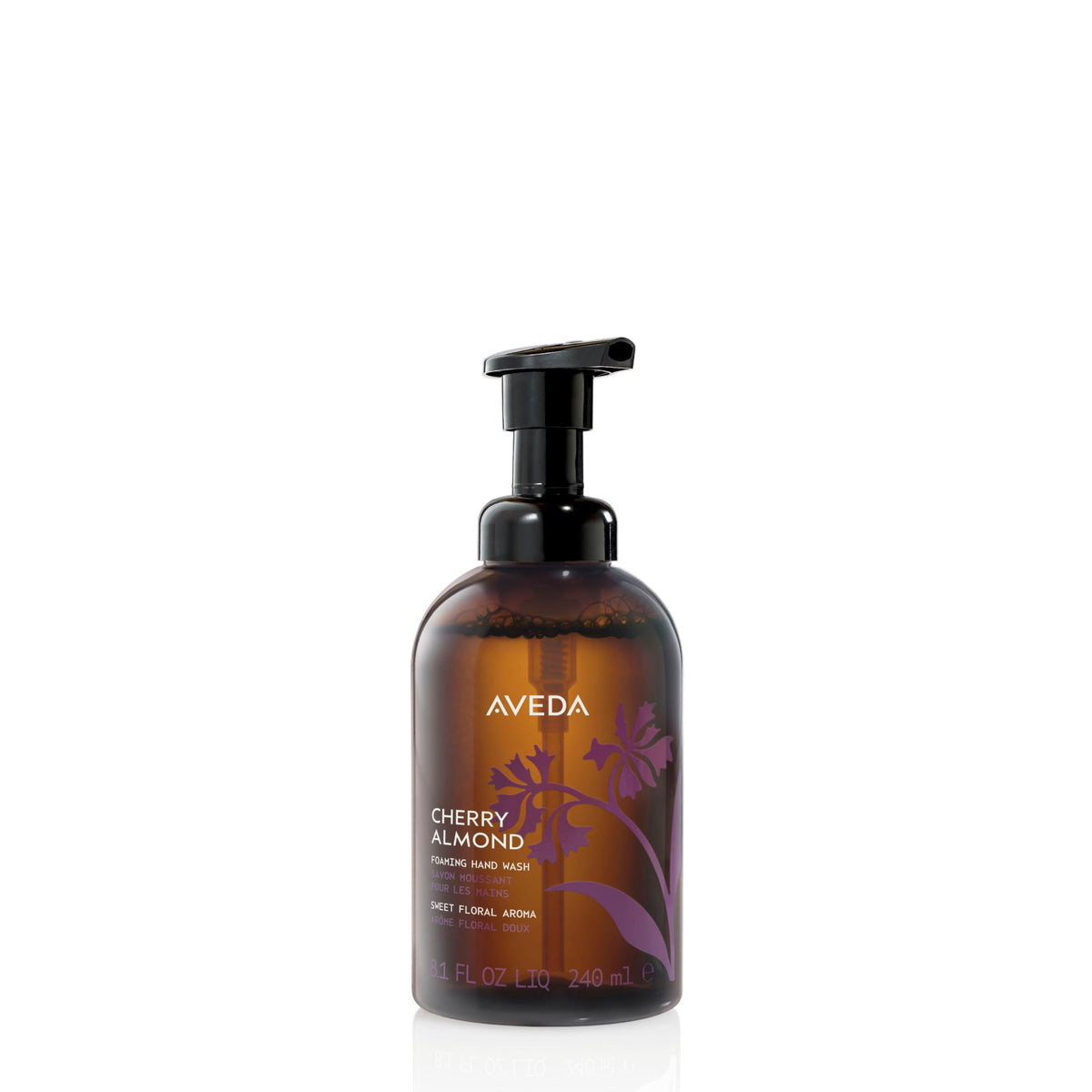 White Smoke AVEDA Cherry Almond Foaming Hand Wash | Gentle Refillable Foaming Hand Cleanser With Signature Blissful Aroma | With Plant Derived Glycerin | 97% Naturally Derived*, 8.1 Fl Oz