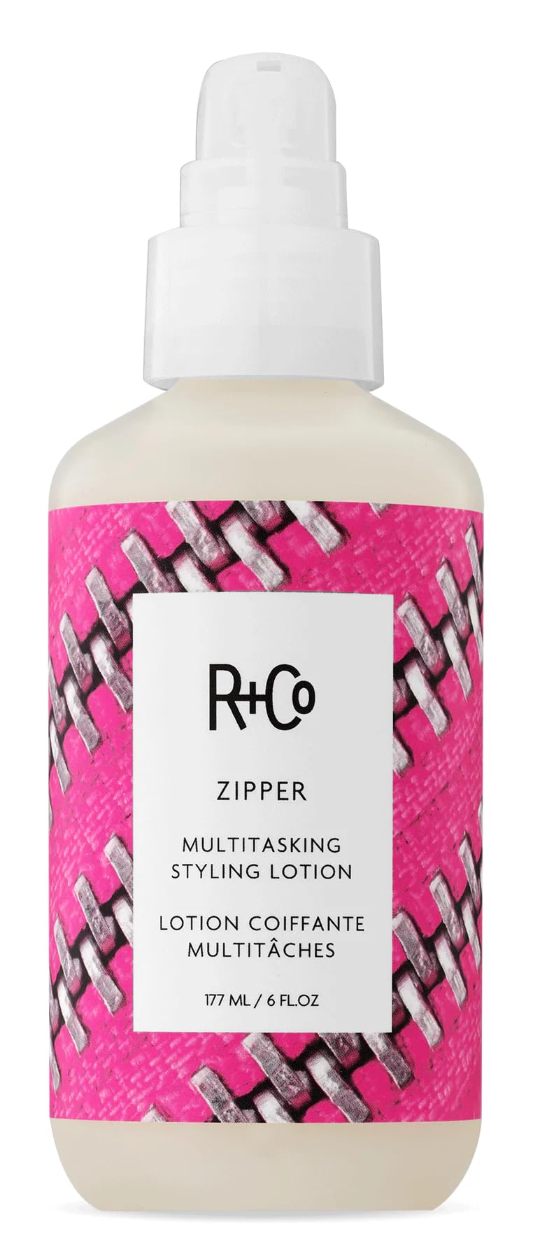 White Smoke R+Co ZIPPER Multitasking Styling Lotion 3 pack – Frizz Control, Shine, Hydration & Strength