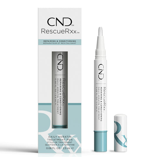 White Smoke CND RescueRXx Daily Keratin Treatment, 0.08 fl oz