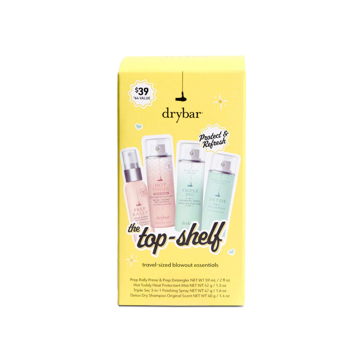 Khaki Drybar The Top Shelf Travel-Size Blowout Essentials Kit, 4-Pc