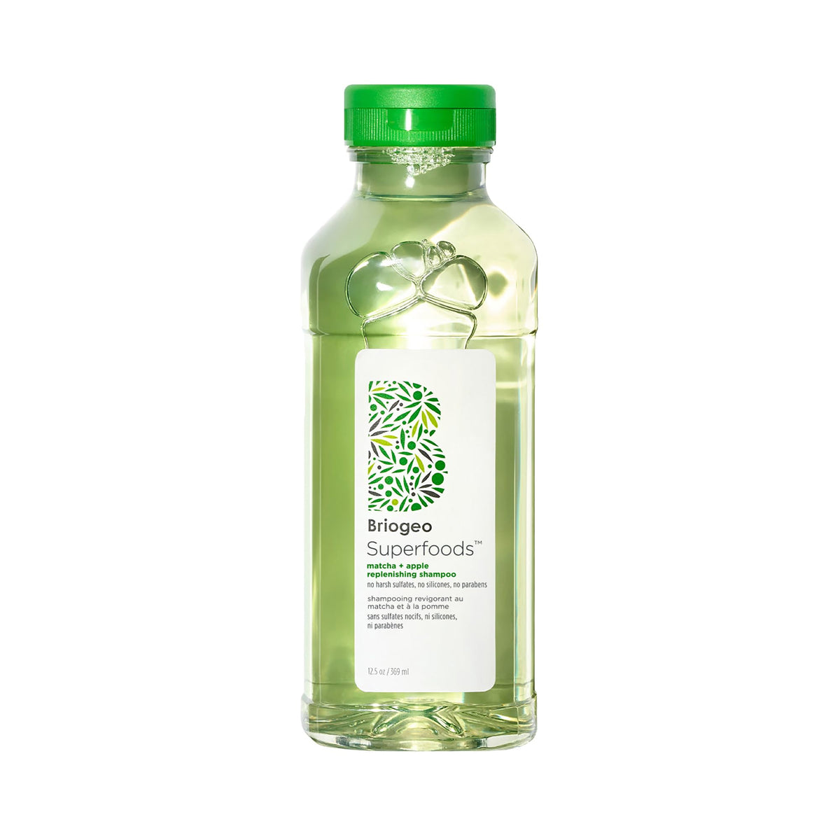 White Smoke Briogeo Superfoods Matcha + Apple Replenishing Shampoo for All Hair Types