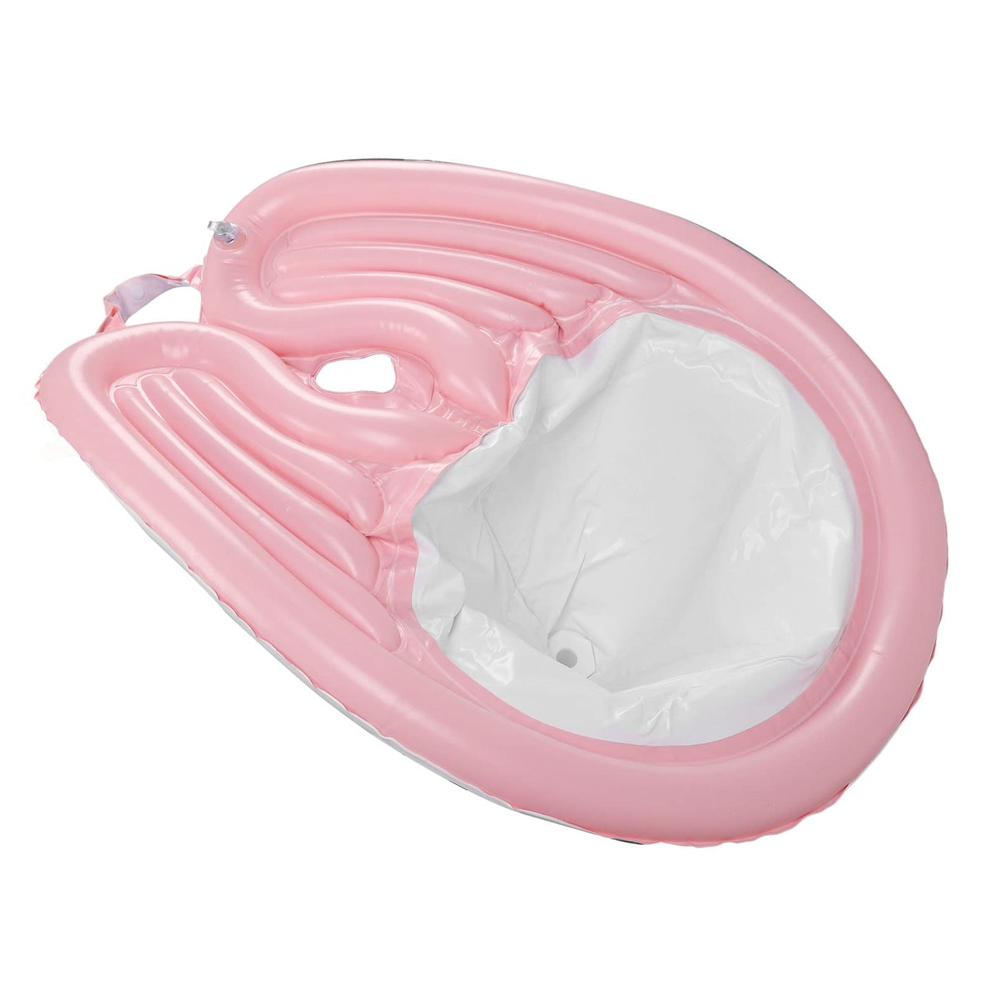 White Smoke Hair Shampoo Basin, Portable Hair Washing Tray Pink with Detachable Drain Hose for Home