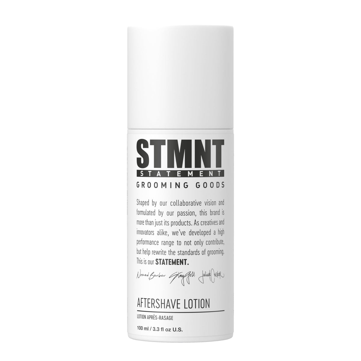 Light Gray STMNT Grooming Goods Aftershave Lotion, 3.3 oz | Balances and Refreshes Skin | Moisturizes Skin up to 24 hours
