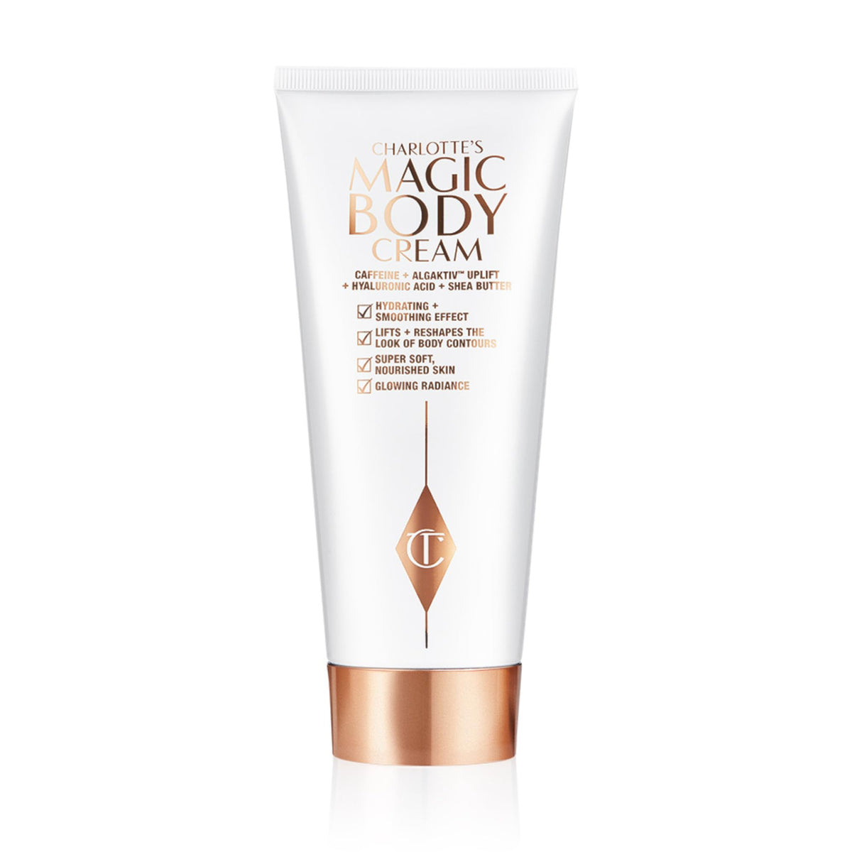 White Smoke Charlotte Tilbury Magic Body Cream - Skin Tightening Cream for Body
