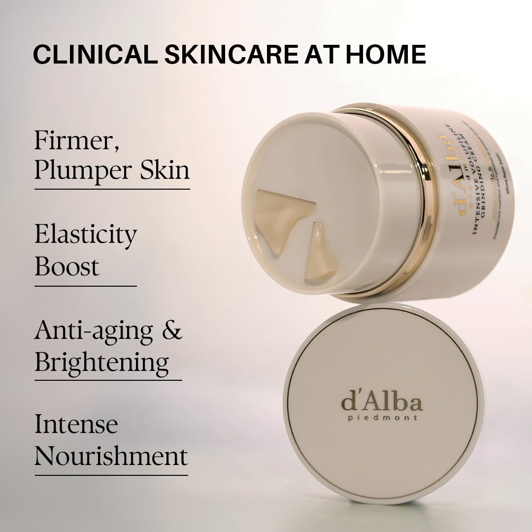 White Smoke d'alba Piedmont Italian White Truffle Intensive Grinding Cream, Volufiline 50,000ppm, elasticity care and nourishment, Korean Skin Care