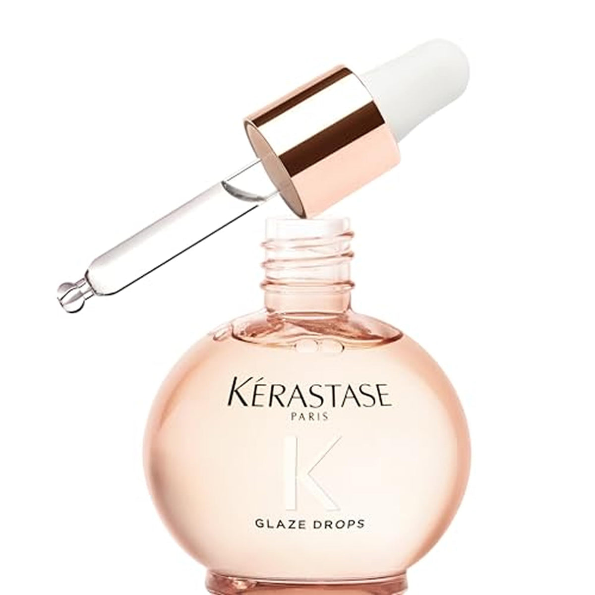 White Smoke Kerastase Gloss Absolu Glaze Drops Hair Oil – Anti-Frizz & High Shine