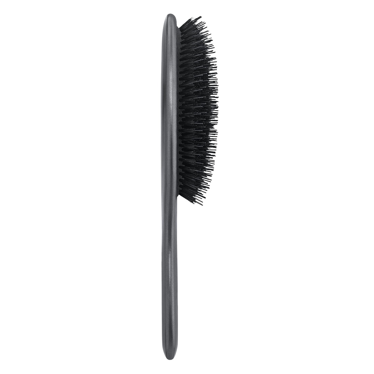 White Smoke Drybar Flat Mate Boar Bristle Brush, Dark Grey