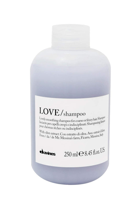 Lavender Davines LOVE Smoothing Shampoo | for Curly and Unruly Hair, Frizzy Hair | Smoothing Hair Products with Olive Extract | 8.45 Fl Oz