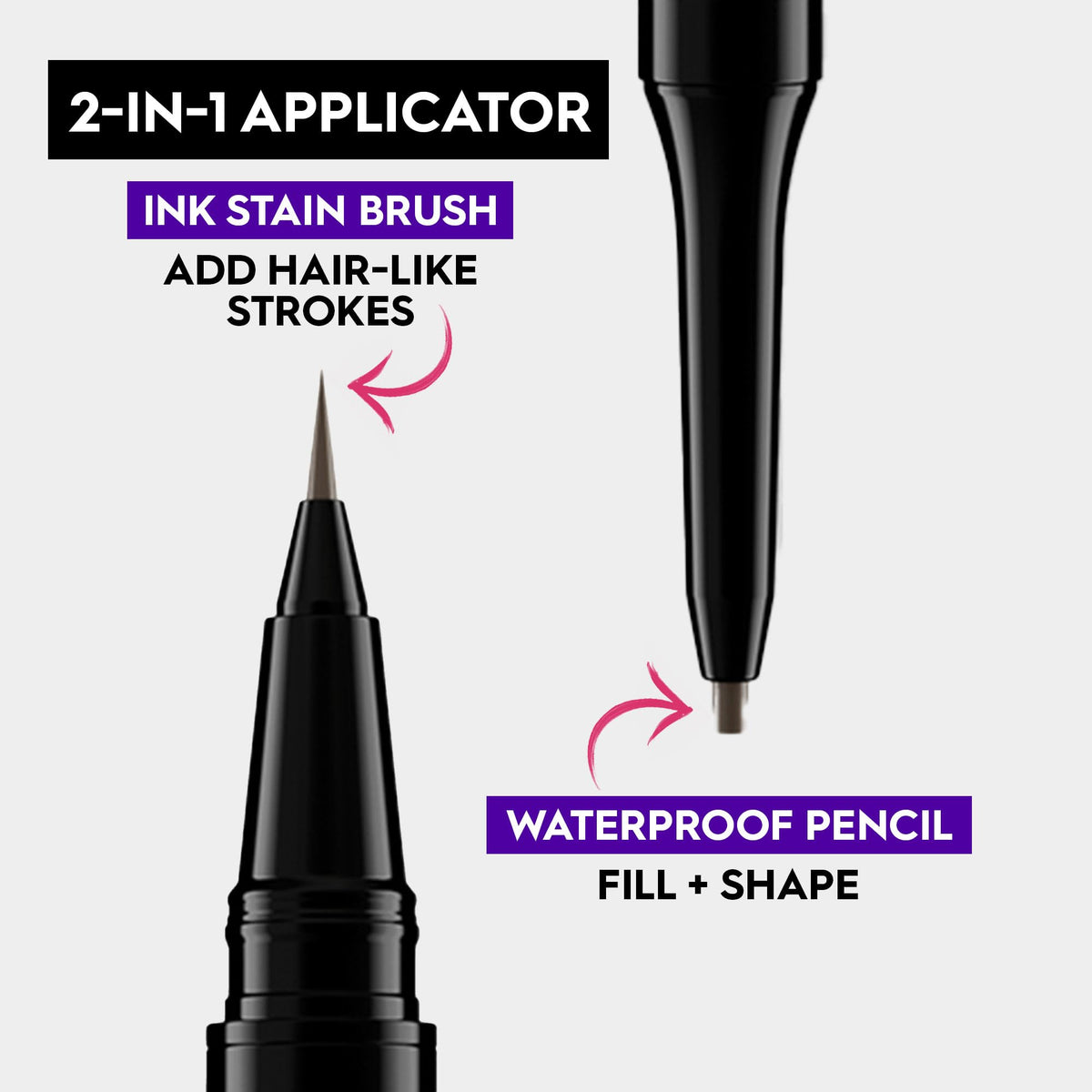 Lavender Urban Decay Brow Blade 2-in-1 Eyebrow Pen + Waterproof Brow Pencil
