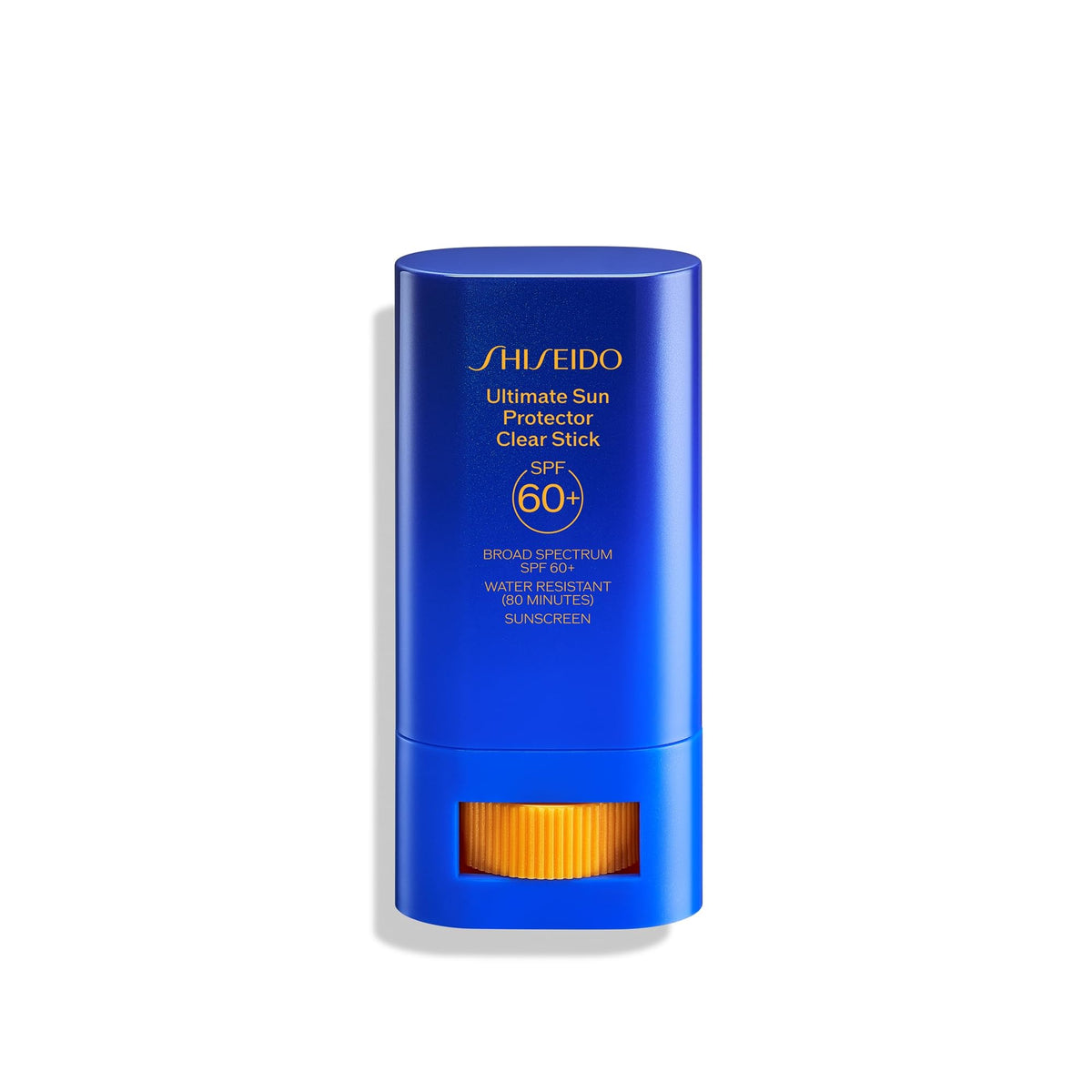 Royal Blue Shiseido Clear Sunscreen Stick - Invisible Broad-Spectrum Face Sunscreen - Wear Under & Over Makeup - Lightweight Formula - All Skin Types
