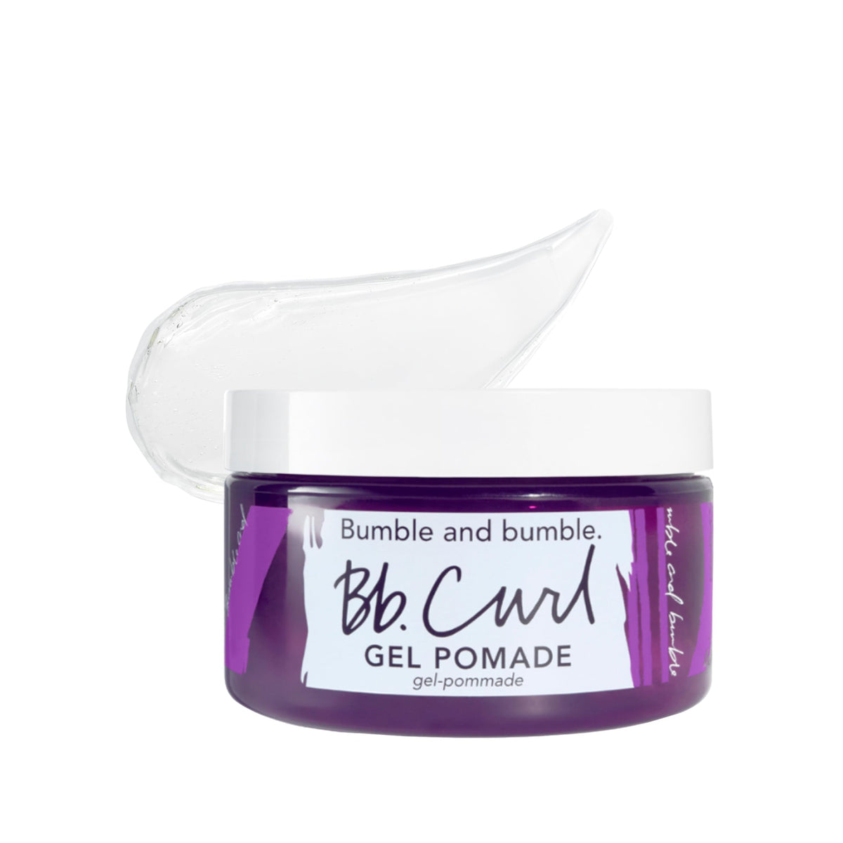 White Smoke Bumble and bumble. Curl Gel Pomade | Adds Shine and Definition to Coily, Curly, Wavy Hair | Anti Frizz | Adds Shine | With Jojoba, Avocado + Coconut Oil | Standard Size, 3.4 Fl Oz