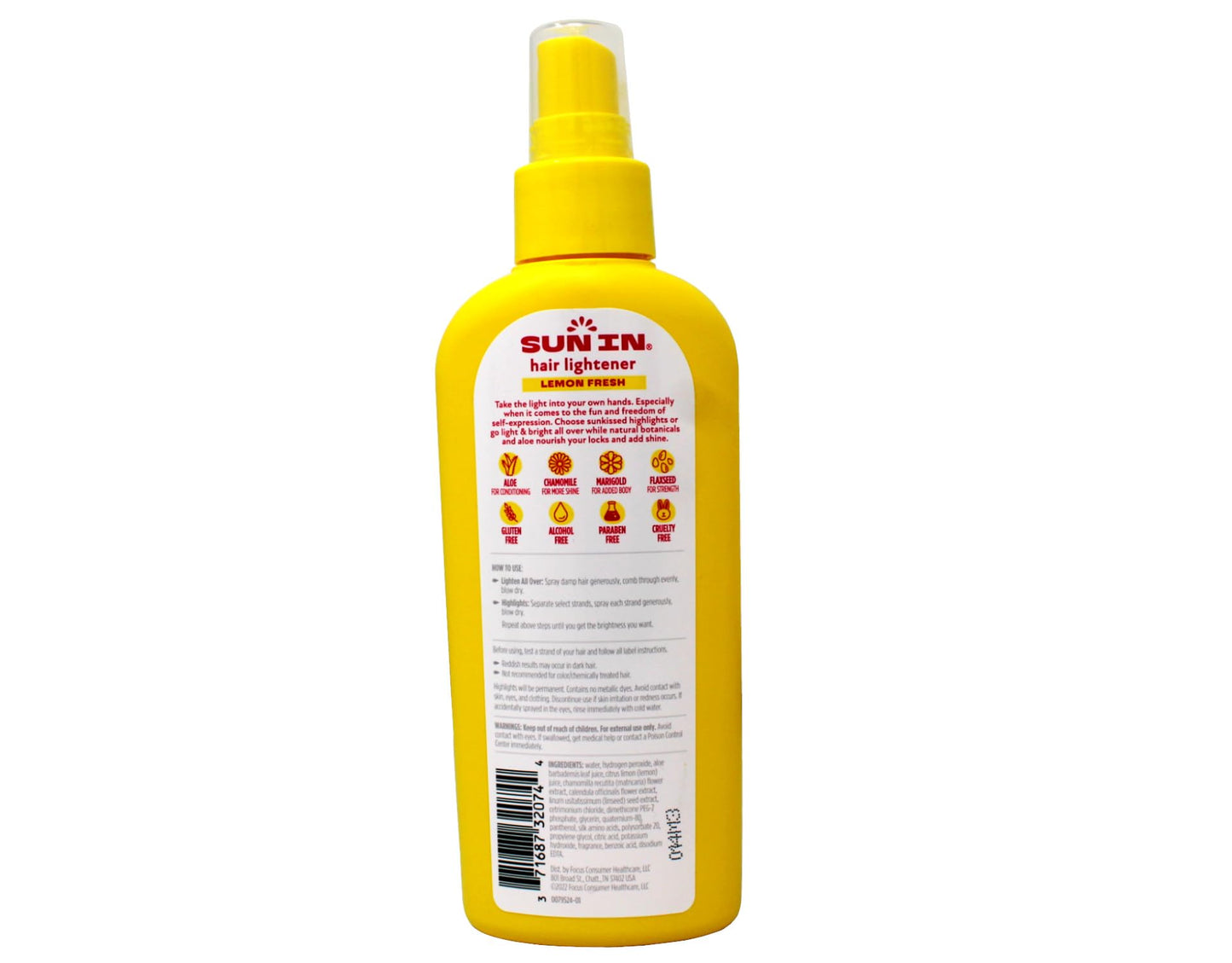 White Smoke Sun in Hair Lightener, Tropical Breeze & Lemon Fresh Combo