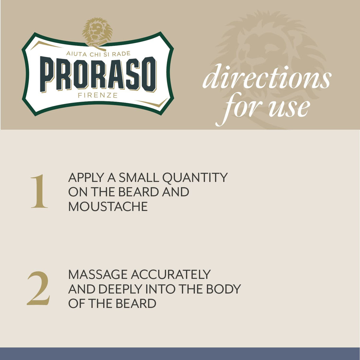 Antique White Proraso Azur Lime Beard Balm