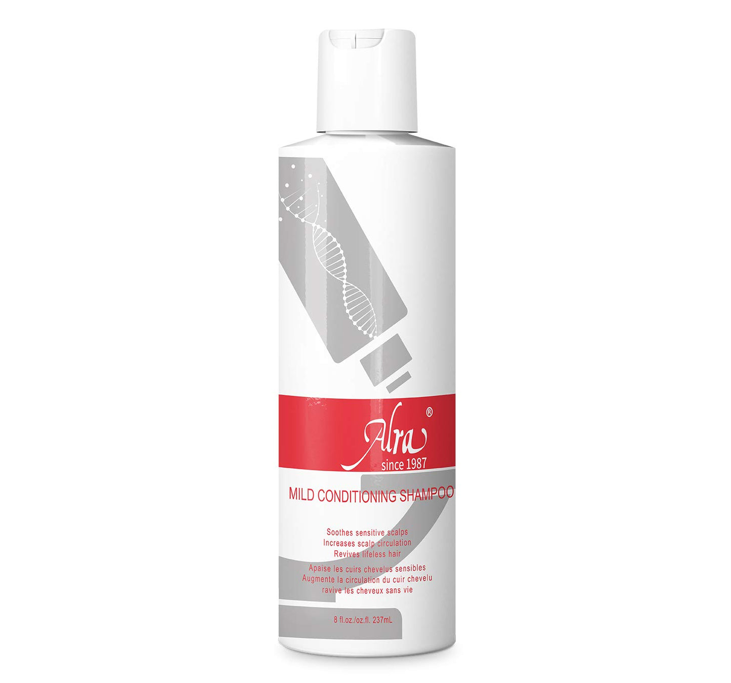 White Smoke Alra - Mild Conditioning Shampoo - Gentle Cleanser and Conditioner for Cancer Patients During and After Radiation and Chemotherapy - Improves Fragile Hair - Promotes Growth (8oz)