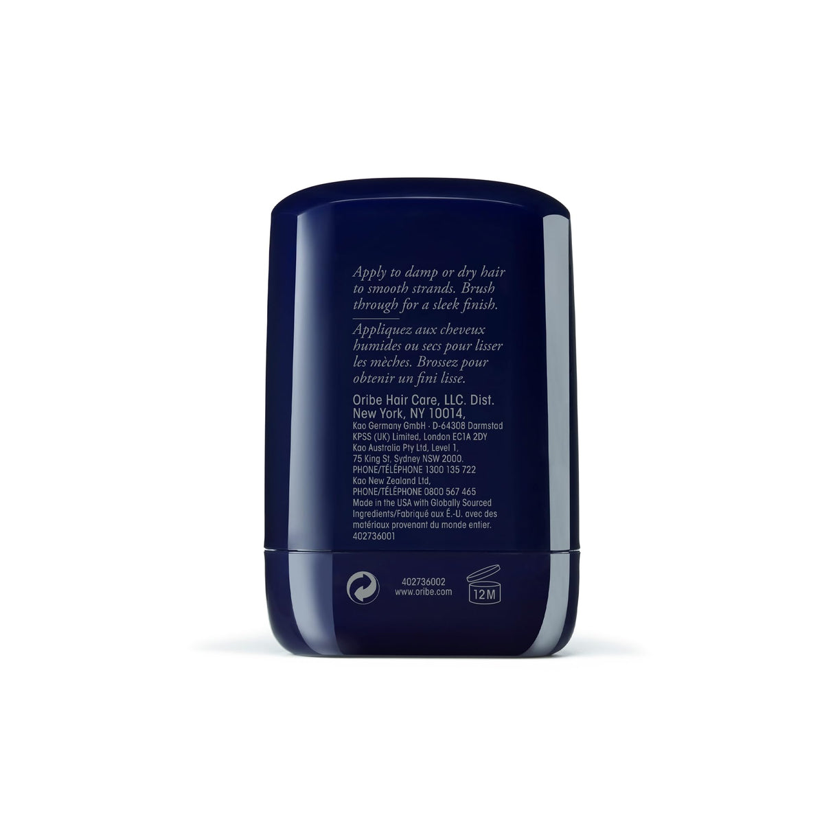 Black Oribe Supershine Smoothing Wax Stick - Adds Shine & Smooths Frizz - 1.34oz