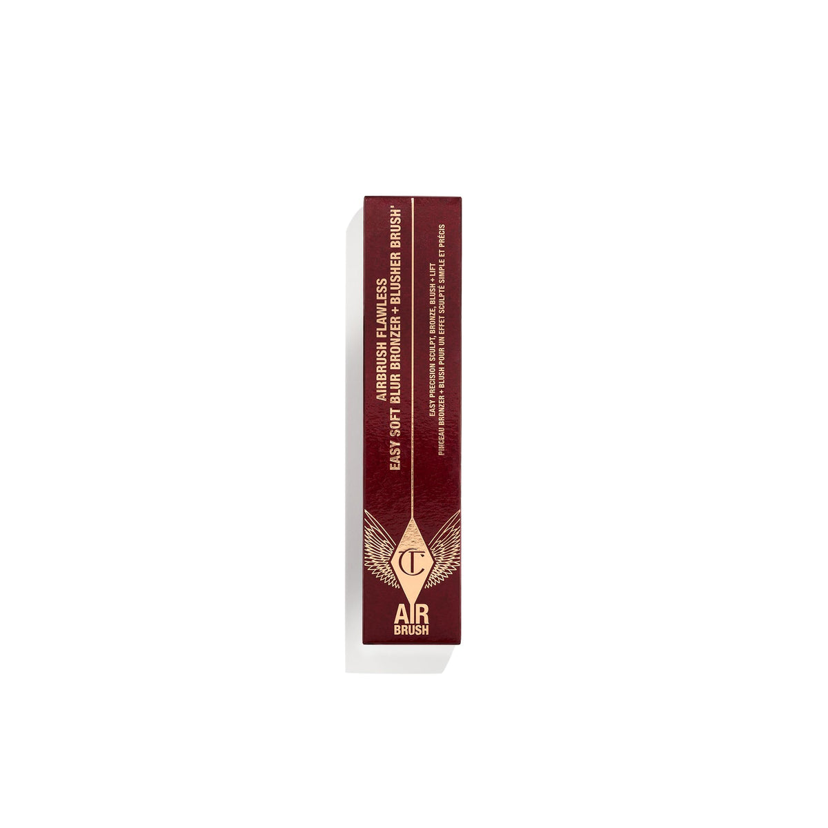 Dark Red Charlotte Tilbury AIRbrush Flawless Easy Soft Blur Bronzer & Blusher Brush