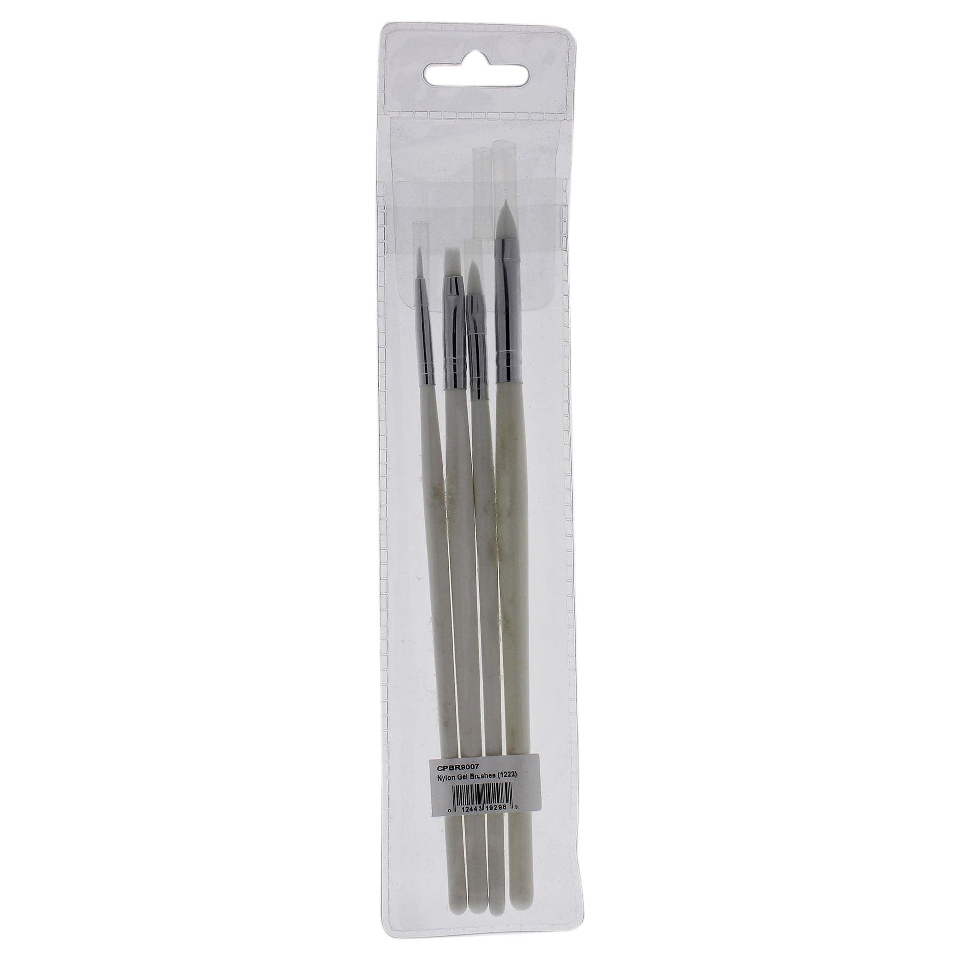 Light Gray Cuccio Nylon Nail Gel Brush Set - 1222 1 Pc
