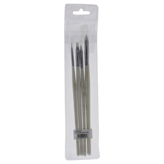 Light Gray Cuccio Nylon Nail Gel Brush Set - 1222 1 Pc