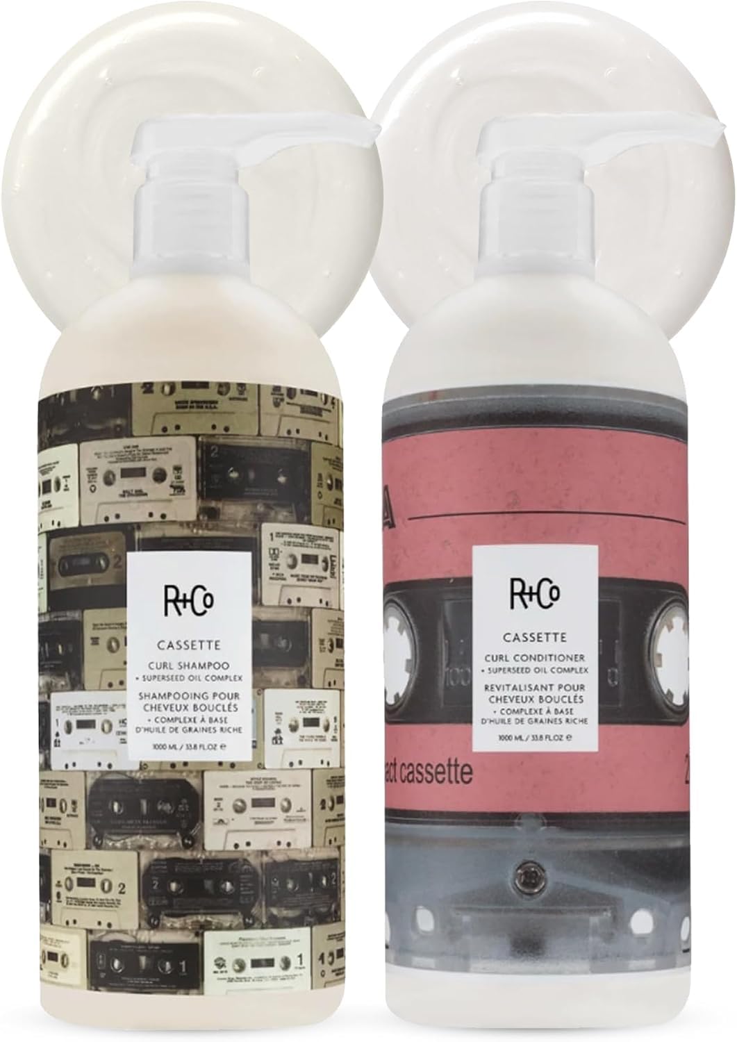 White Smoke R+Co Atlantis Moisturizing B5 Shampoo and Conditioner Set, 33.8 oz (2 Pack)