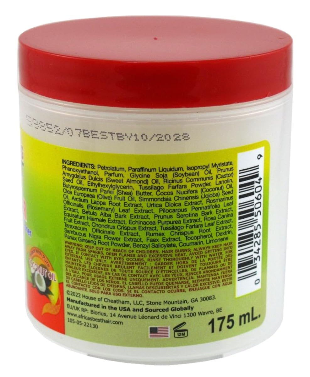 White Smoke Africas Best Gro Herbal Super 5.25 Ounce Jar (155ml) (Pack of 6)