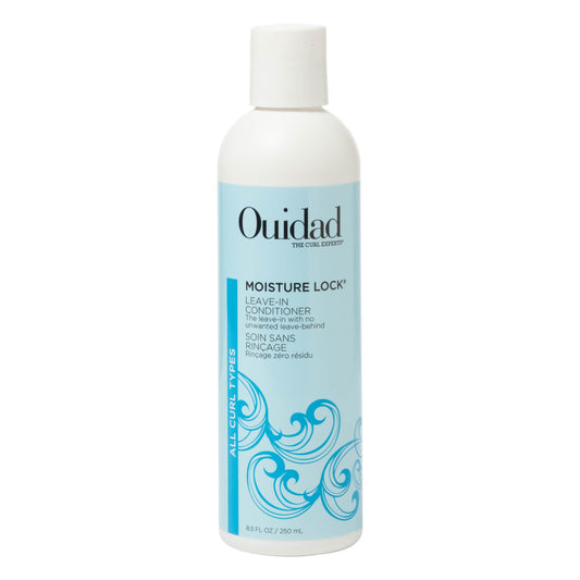 White Smoke Ouidad Moisture Lock Leave In Conditioner for Curly Hair - 8.5 fl oz, Hydrating Hair Detangler, 2-in-1 Moisturizing Conditioner & Primer for Soft, Hydrated Curls, All Curl Types