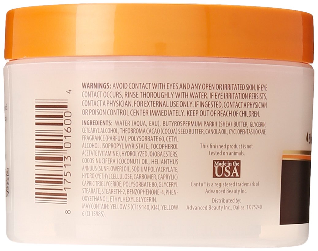Tan Cantu Shea Butter Softening Body Butter, 7.25 Ounce