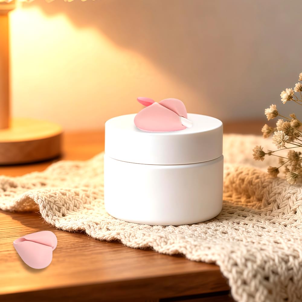 Rosy Brown LIUZONGIN Lip Brush Holder, 6 Pcs Silicone Lip Balm Brush Organizer Compatible with LANEIGE Sleeping Mask, Reusable Brush Sleeve Protector Cover (Green, Pink & Purple)