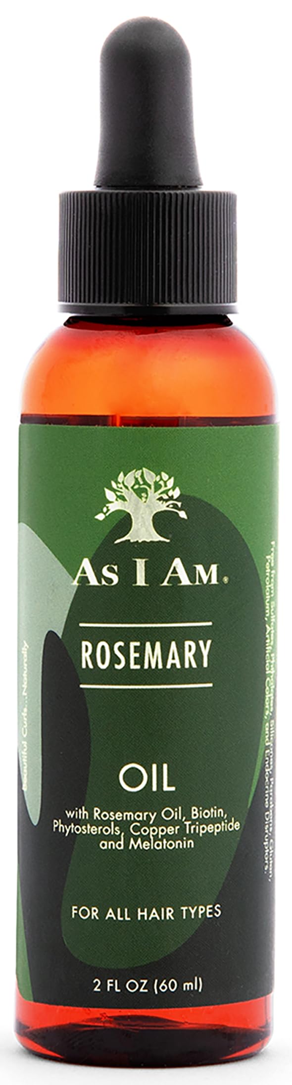 White Smoke As I Am Rosemary Oil - 2 oz - Hair Density Serum - with Biotin & Saw Palmetto