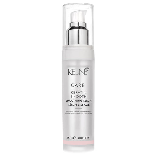 Light Gray Keune Care Keratin Smooth Serum, Nourishing & Frizz-Control Treatment for Smoother Hair, 0.8 Fl Oz