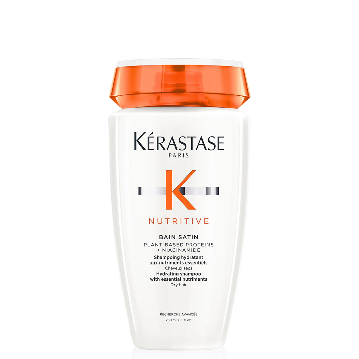 White Smoke Kérastase Nutritive Bain Satin Shampoo – For Fine to Medium Dry Hair