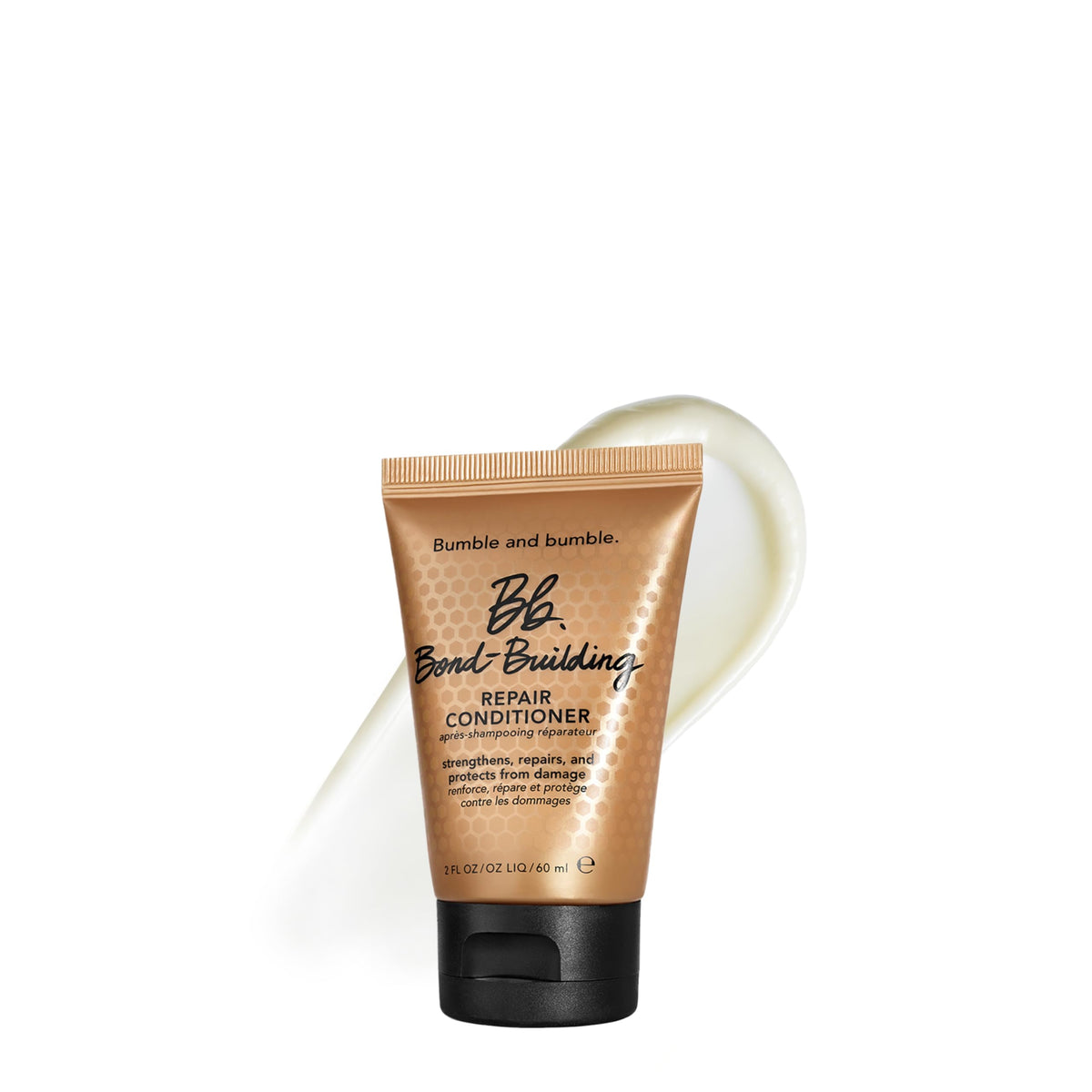 White Smoke Bumble and bumble. Bond-Building Hair Repair Conditioner | Strengthens and Prevents Breakage | Smooths Frizz, Adds Shine | For Damaged Curly, Wavy, Straight Hair Types
