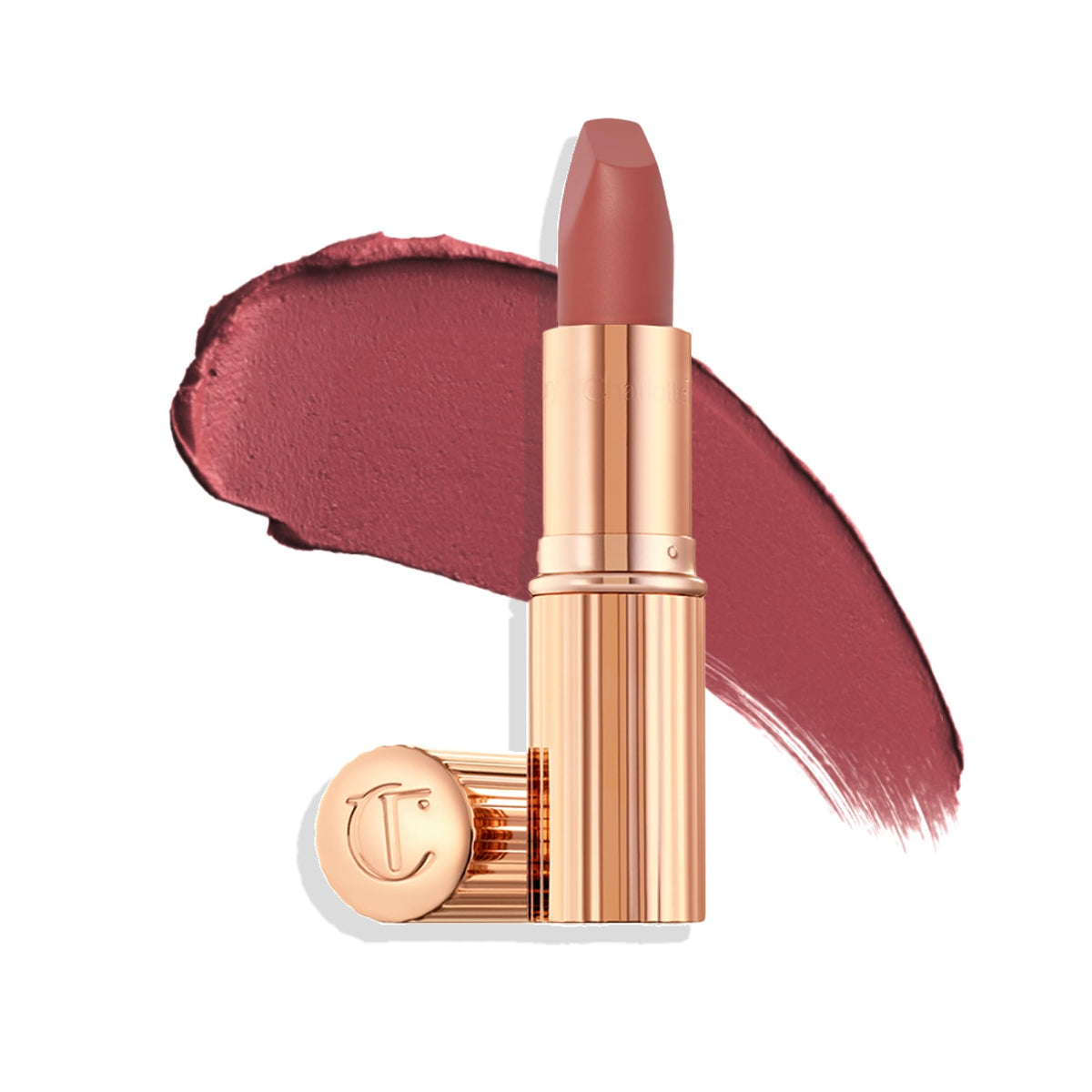White Smoke Charlotte Tilbury Matte Revolution Lipstick - Long Lasting, Hydrating