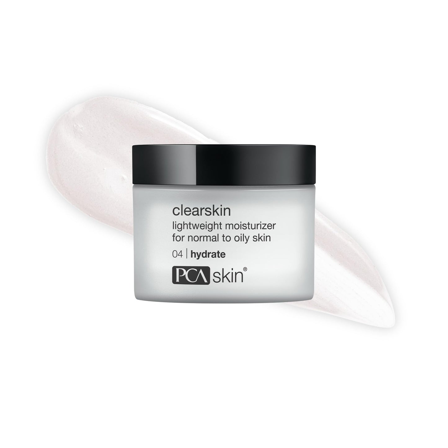 White Smoke PCA SKIN Clearskin Lightweight Face Moisturizer for Oily Skin, Daily Hydrating Facial Moisturizer for Oily, Acne-Prone, and Sensitive Skin, Quick Absorbing, Reduces Discolorations, 1.7 oz Jar