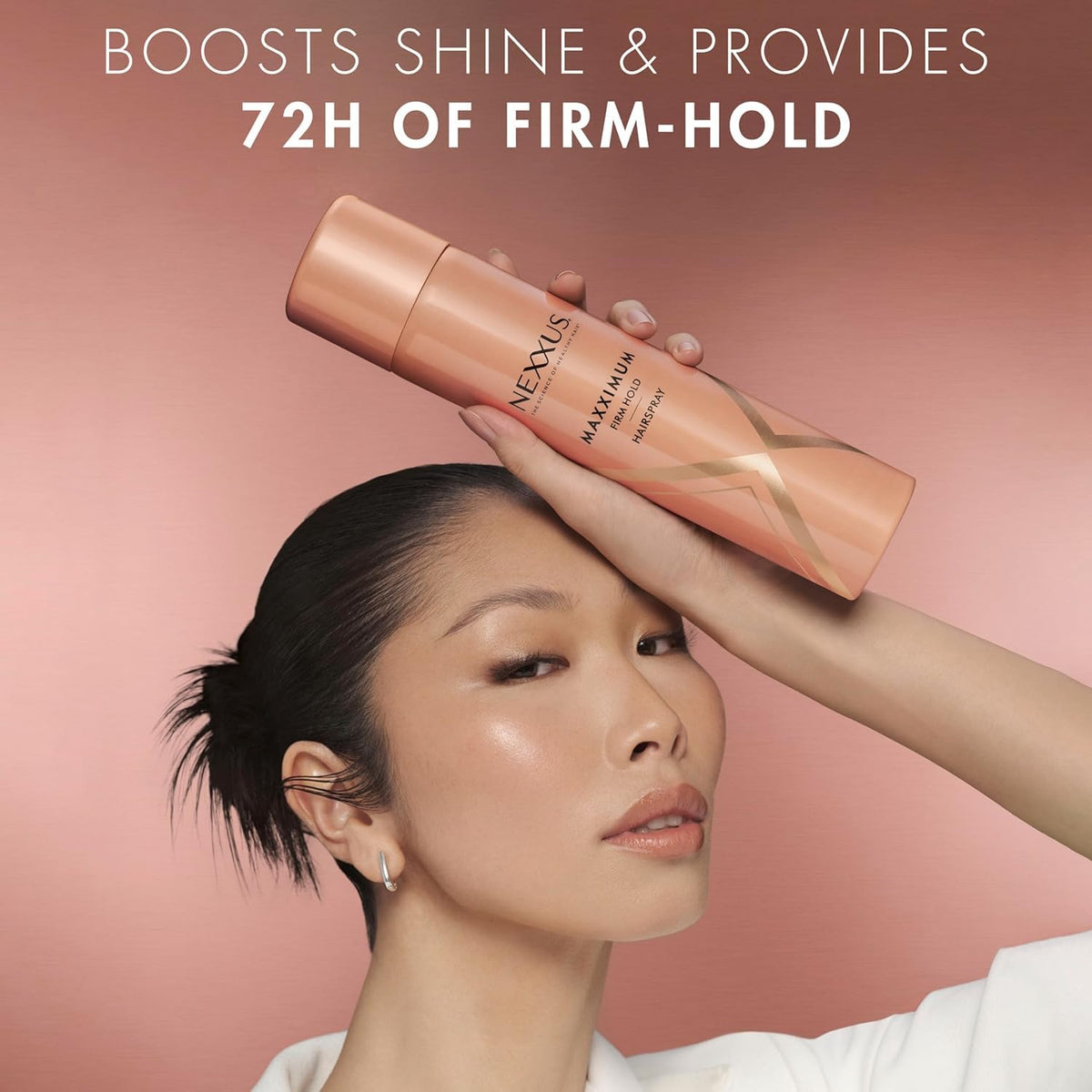 Rosy Brown NEXXUS MAXXIMUM Control, Finishing Mist 10 oz (Pack of 7)