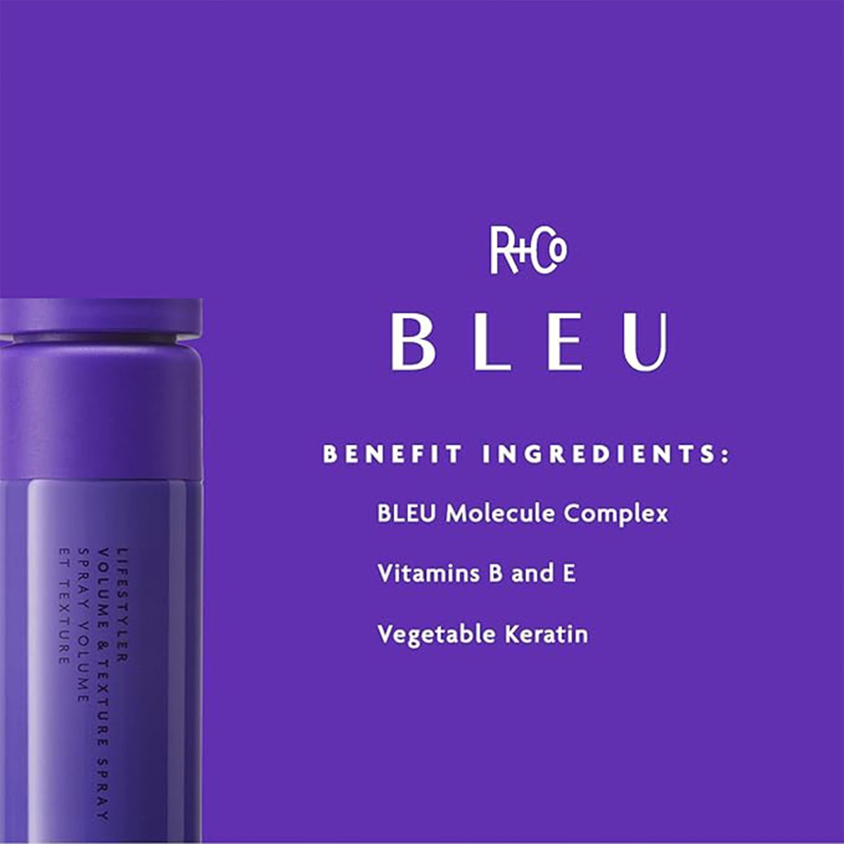 Dark Slate Blue R+Co BLEU Ingenious Thickening Shampoo, 8.5 oz