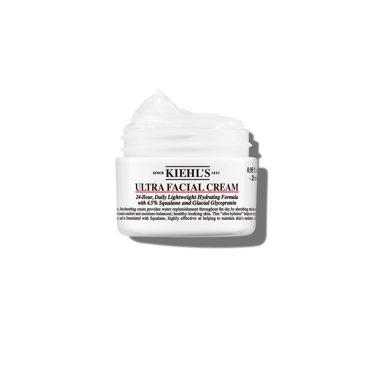 White Smoke Kiehl's - Ultra Facial Cream Daily Moisturizer with 4.5% Squalane