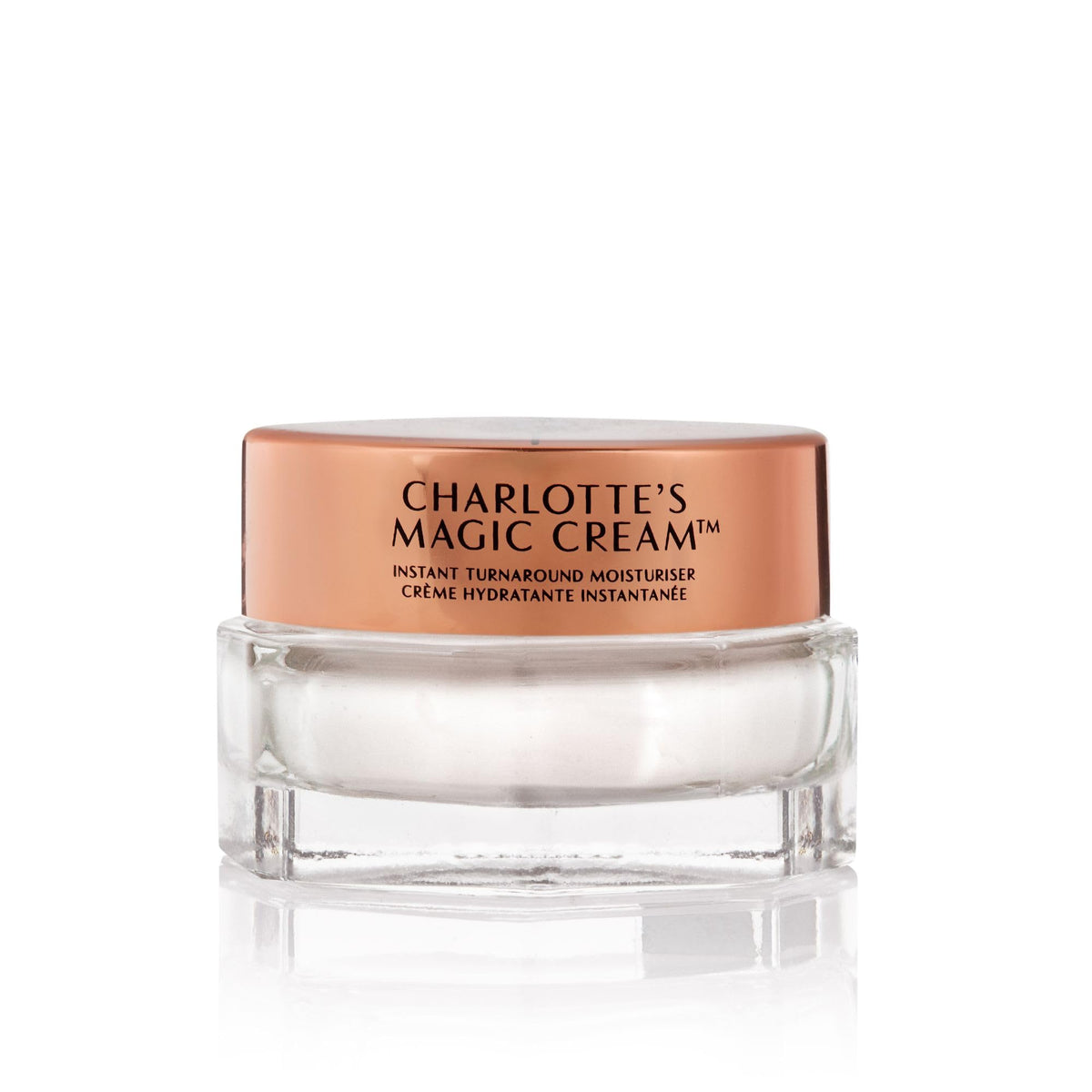 White Smoke Charlotte Tilbury Magic Cream Face Moisturizer - Firming & Hydrating Face Cream to Create a Smoother-Looking Base for Makeup - Enriched with Vitamins C & E, Peptide Complex & Hyaluronic Acid