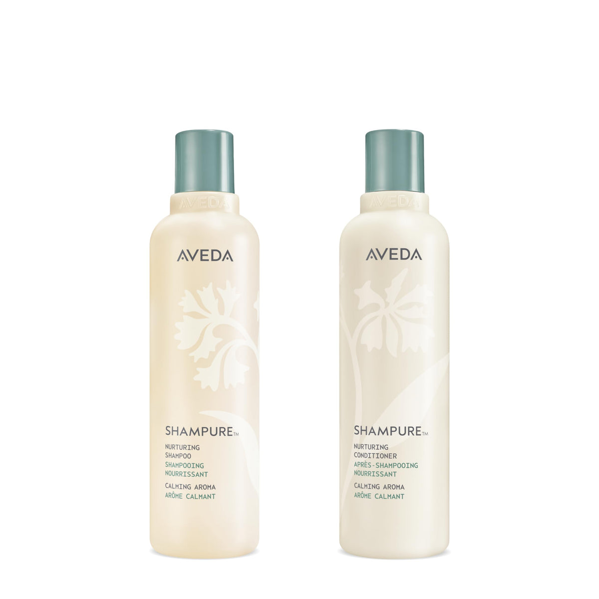 White Smoke AVEDA Shampure Nurturing Shampoo & Conditioner Duo | Daily Shampoo & Conditioner for Normal, Fine to Medium Hair | 96%+ Naturally Derived* | Calming Aroma of Lavender & Ylang Ylang | Full Size