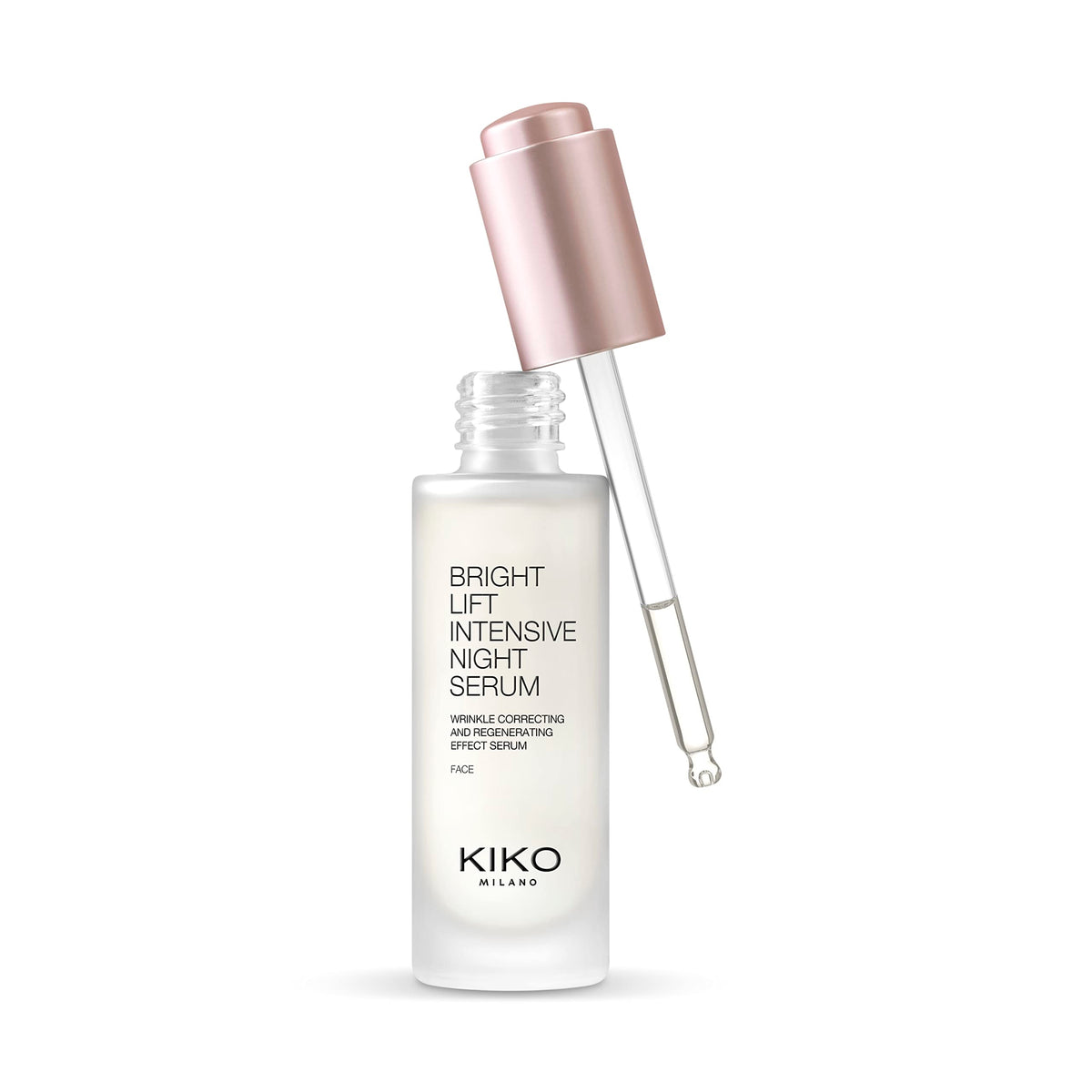 White Smoke KIKO Milano Bright Lift Intensive Night Serum, For Wrinkles