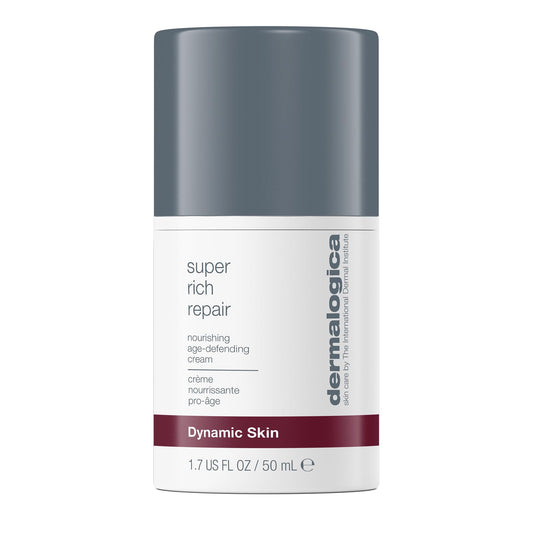 Lavender Dermalogica Super Rich Repair Anti-Aging Super-Concentrated Face Moisturizer - Help Replenish Skin's Natural Moisture Levels, 1.7 fl oz