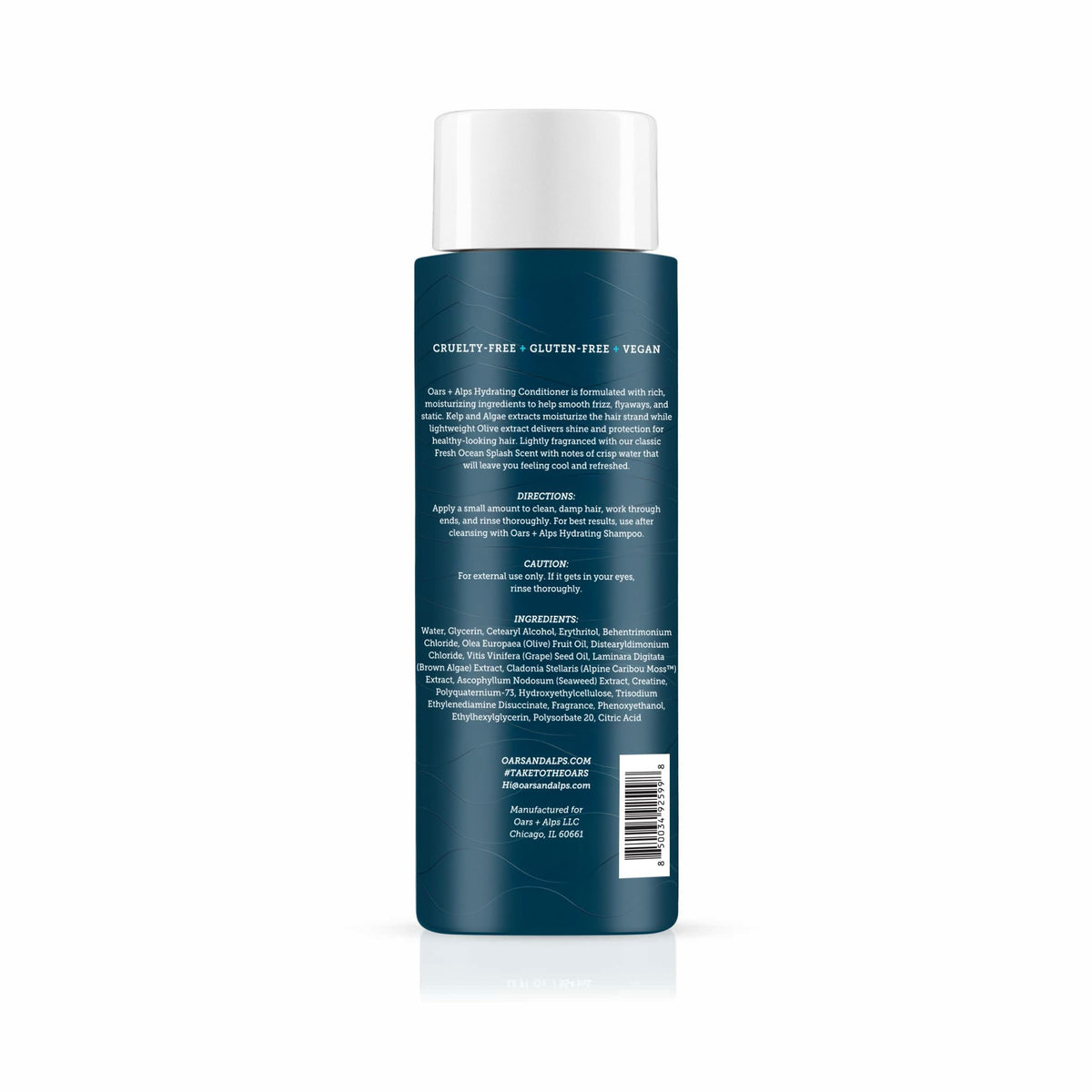 Dark Slate Gray Oars + Alps Hydrating Conditioner for Men, Nourishing Formula with Clean Ingredients, Moisturizes & Softens Hair, 1 Pack, 13.5 Fl Oz