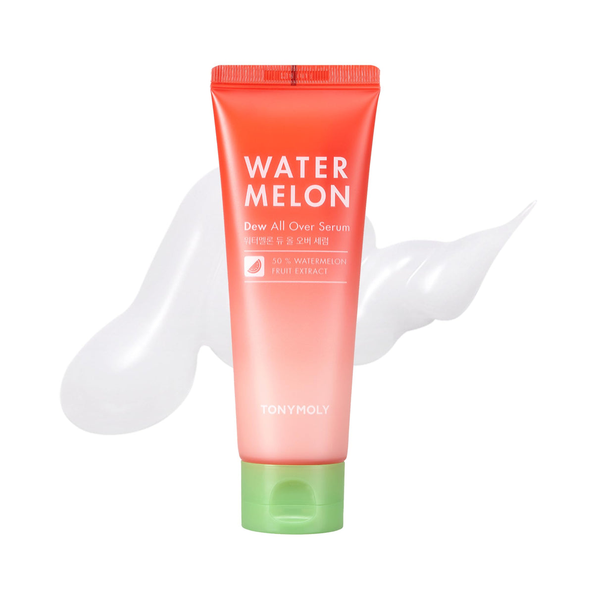 White Smoke TONYMOLY Watermelon Dew Hydrating Body and Face Serum for Glowing Skin, 4oz