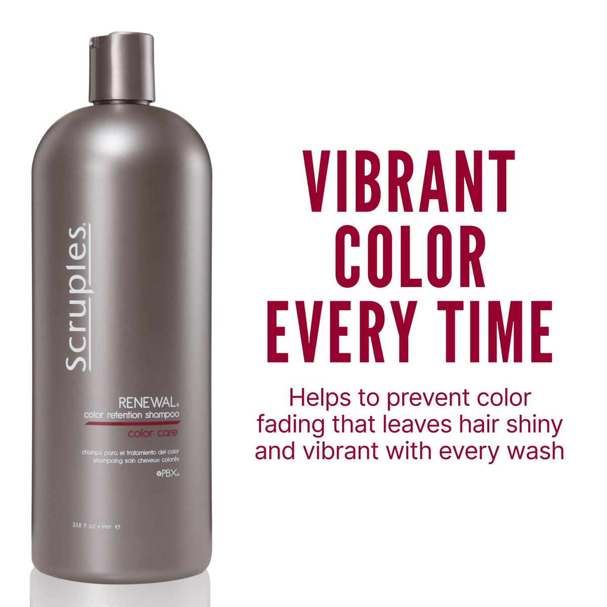 White Smoke Scruples Renewal Color Retention Shampoo Color Care 1000 ml / 33.8 oz Pack of 2