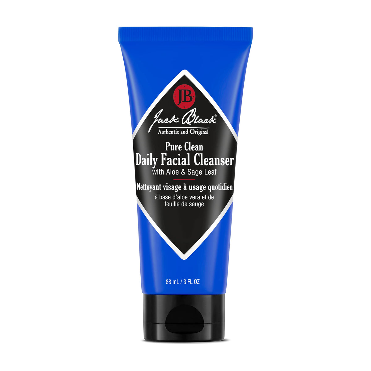 White Smoke Jack Black Jetsetter Travel Size Skin Care Set for Men with Luxe Travel Bag