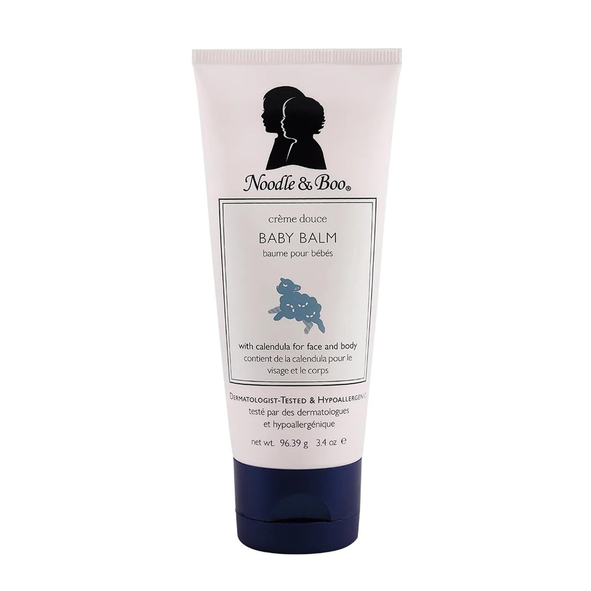 White Smoke Noodle & Boo Baby Balm For Face And Body, Hypoallergenic And Natural Baby Skin Care With Organic Calendula For Sensitive Skin, Pediatrician And Dermatologist-Tested