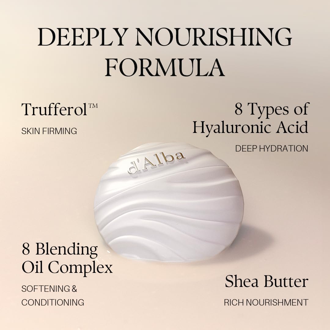Light Gray d'alba Piedmont Nourishing Objet Hand Cream Gift Set (1.35 fl oz + 0.51 fl oz)