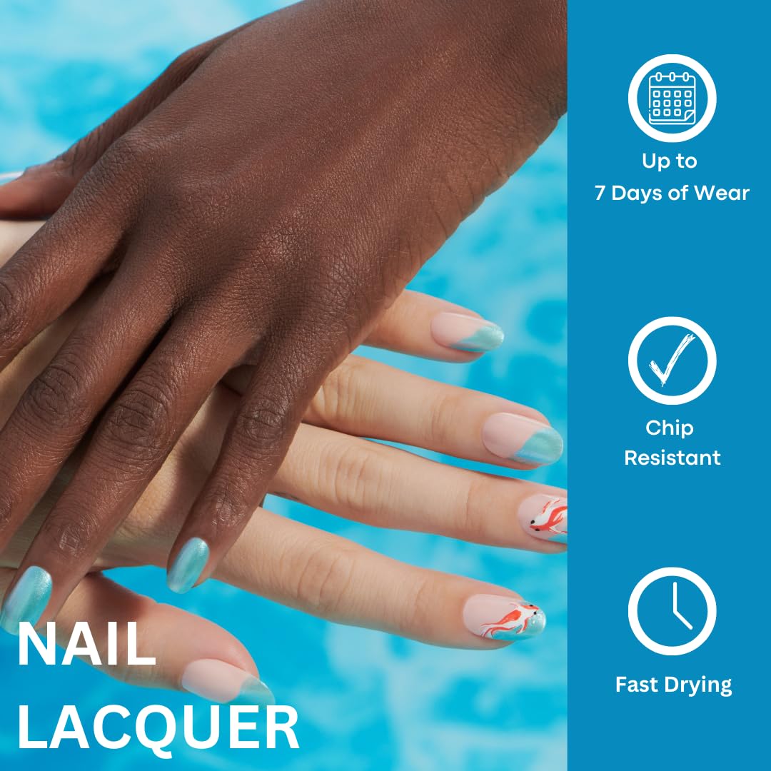 Dark Cyan Bundle of OPI Nail Lacquer, Can’t Find My Czechbook + OPI Nail Lacquer, Silicon Valley Girl, Miami, 0.5 fl oz
