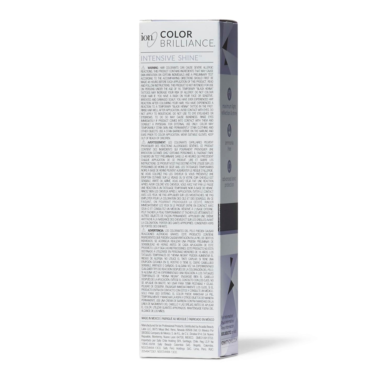 White Smoke Ion Intensive Shine 00 Clear Demi Permanent Creme Hair Color 00 Clear